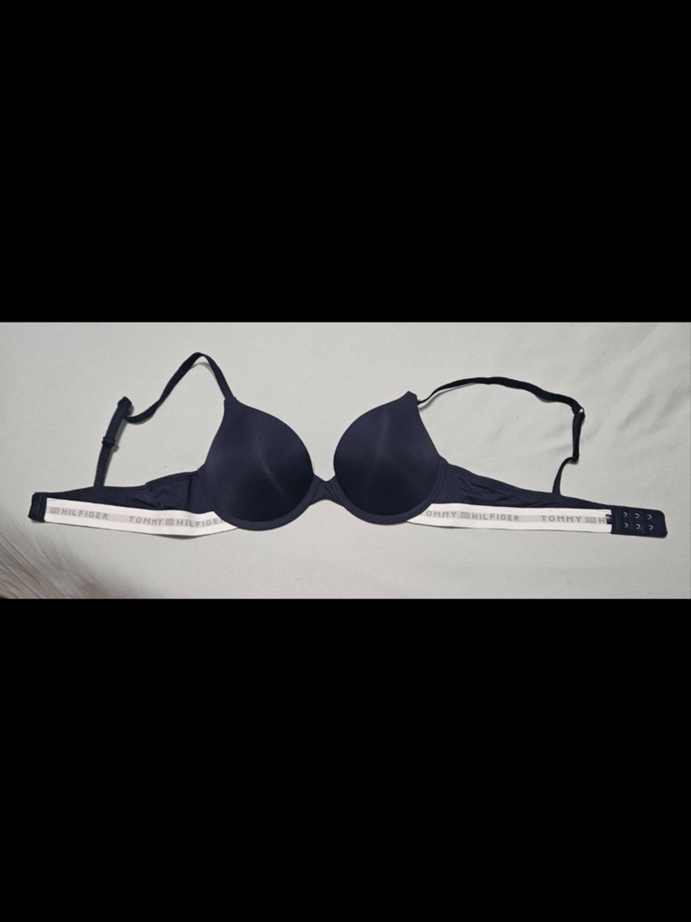 Tommy Hilfiger Navy T-Shirt Bra 34B